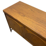 Load image into Gallery viewer, closeup of a teak sideboard 
