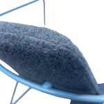Load image into Gallery viewer, Blue Felt FABRIC cHAIR

