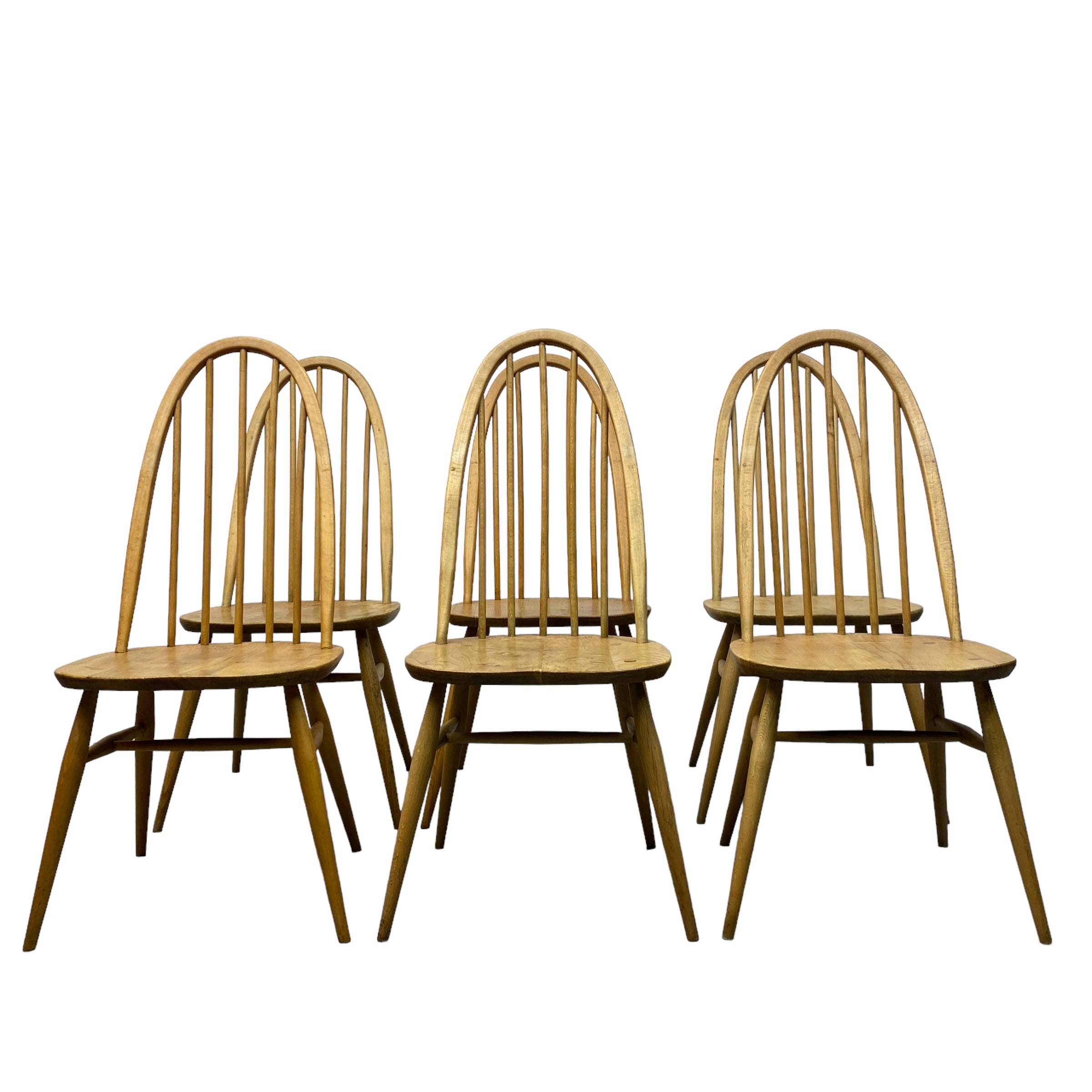 Spindled Ercol Dining Chairs