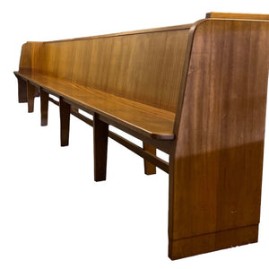 Teak Church Pew