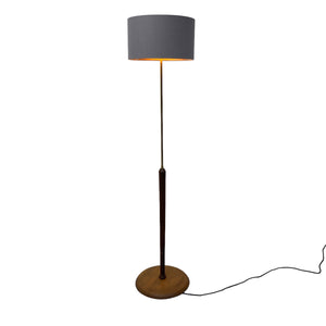 Midcentury Floor Standing Lamp & Shade