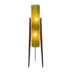 Rocket Lamp Midcentury Yellow