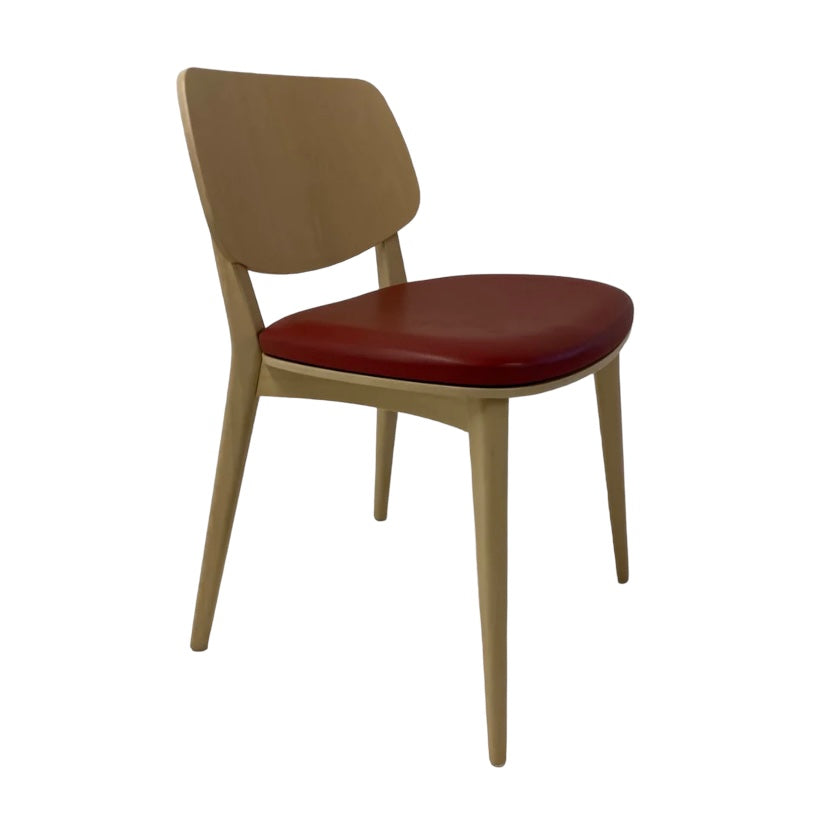 Contemporary Desk Dining Chair Red