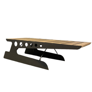 Industrial American Oak Coffee Table