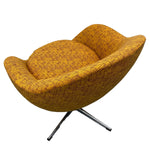 Load image into Gallery viewer, Back Of Midcentury Overman Lounge Chair Swivel

