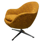 Load image into Gallery viewer, Side oF Midcentury Overman Lounge Chair Swivel
