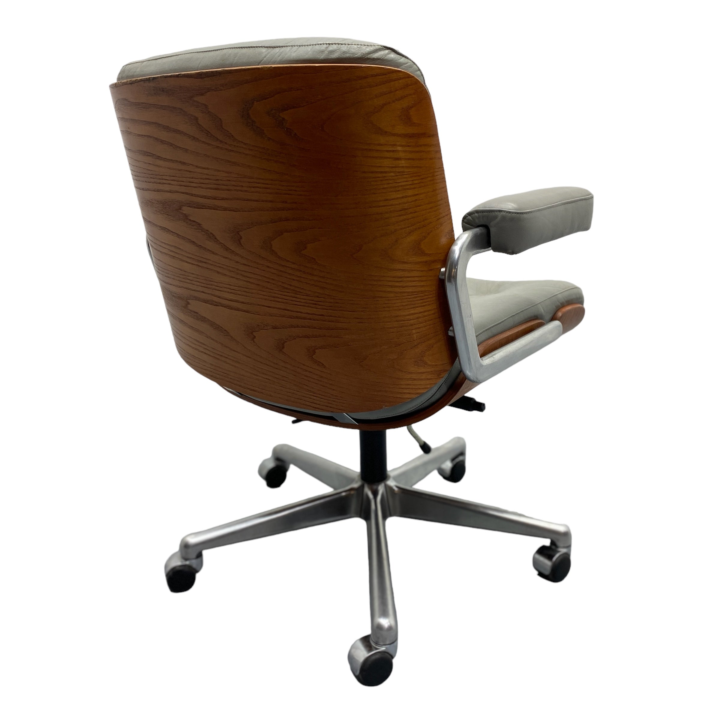 Plywood Back Giroflex Pasal Chair Leather Office