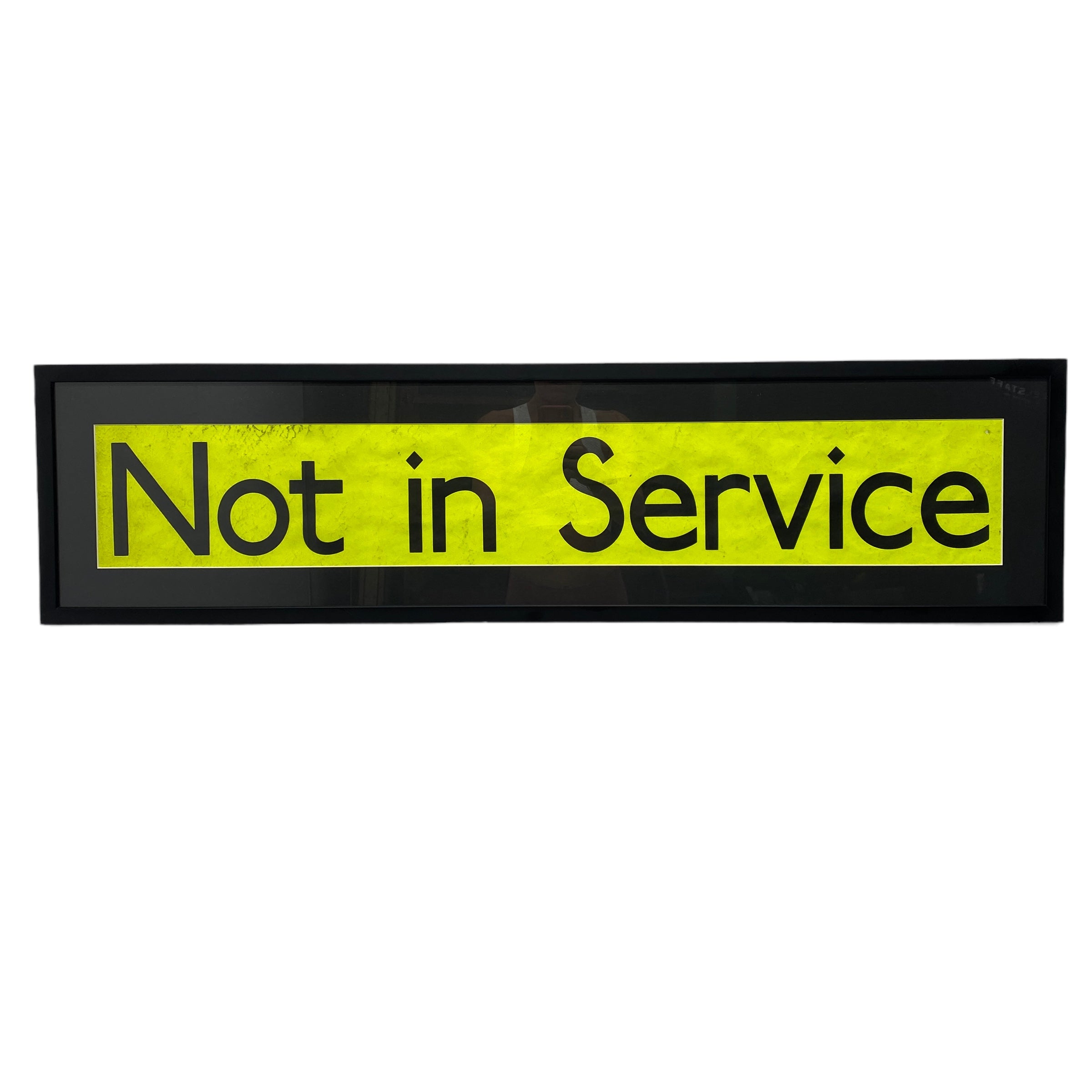 Bus Blind Not In Service Artwork