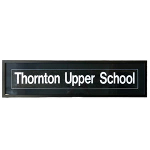 Busblind Thornton Upper School