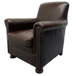 Load image into Gallery viewer, Brown Leather Club Chair
