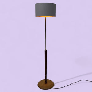Midcentury Floor Standing Lamp & Shade