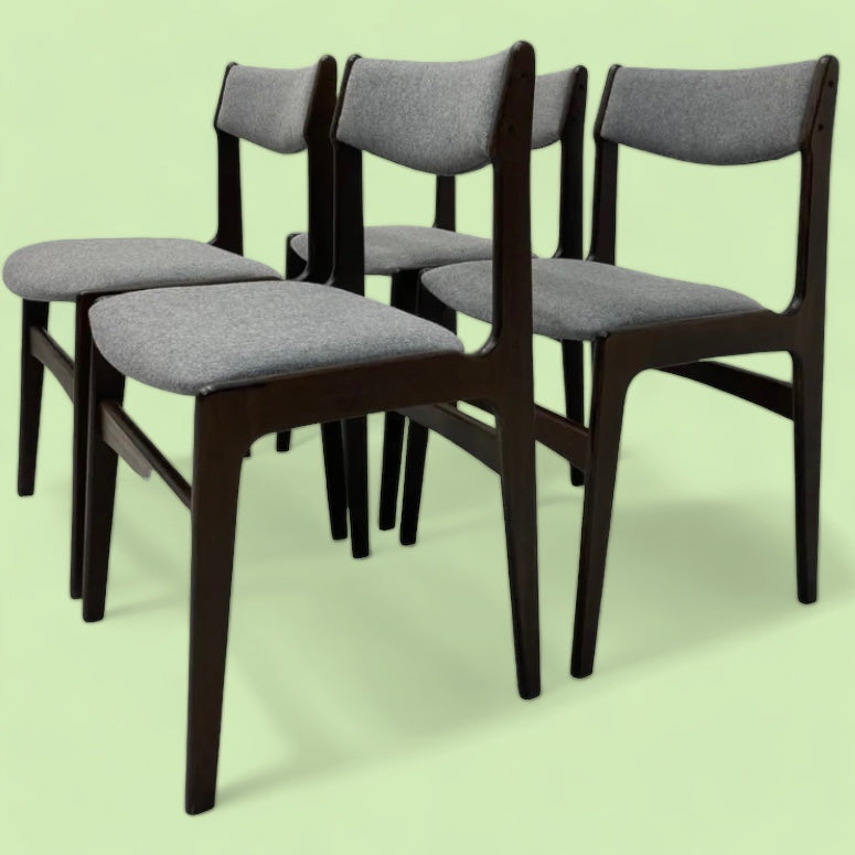 Erik Buch Dining Chairs Danish