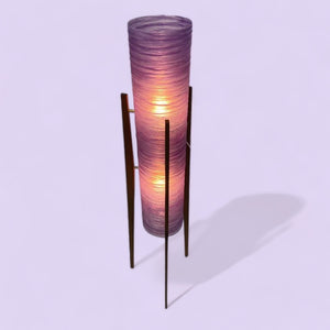 Rocket Lamp Midcentury Purple