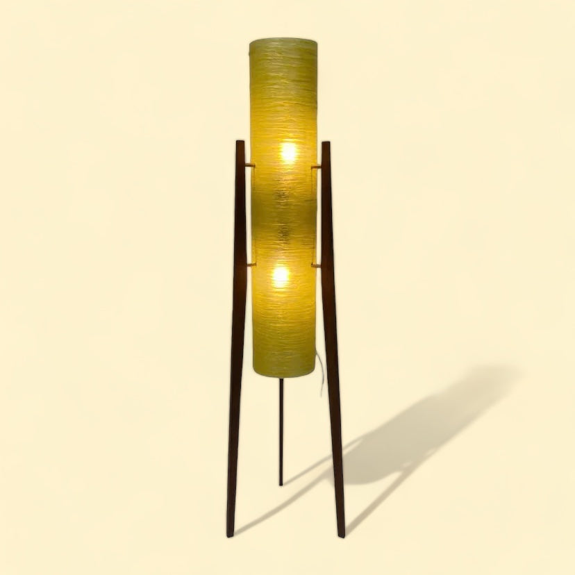 Rocket Lamp Midcentury Yellow