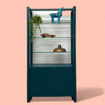 Load image into Gallery viewer, Teal Wall Shelving Unit
