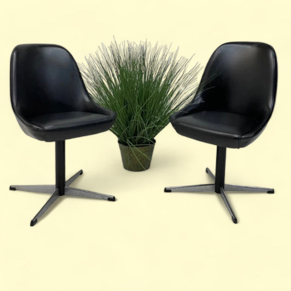 Vinyl swivel 2025 chair