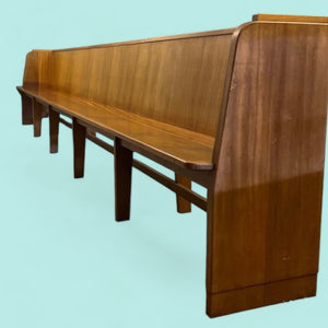 Teak Church Pew