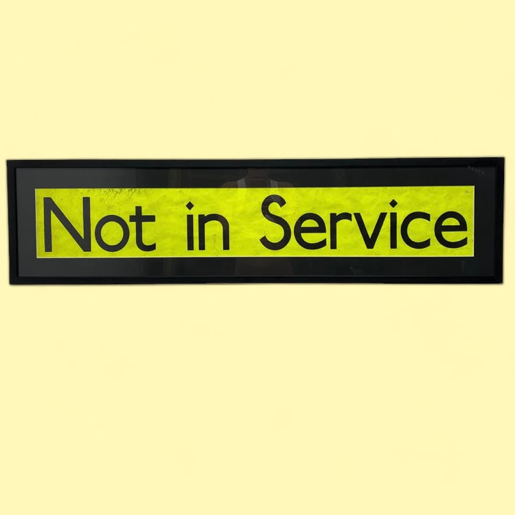 Bus Blind Not In Service Artwork