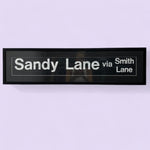 Load image into Gallery viewer, Bus Blind Sandy Lane Artwork
