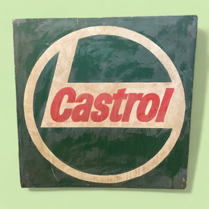 Vintage Hand Painted Castrol Sign