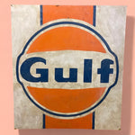 Load image into Gallery viewer, Vintage Hand Painted Gulf Signage
