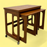 Load image into Gallery viewer, Mid Century Nest Of Tables 1970s Triform
