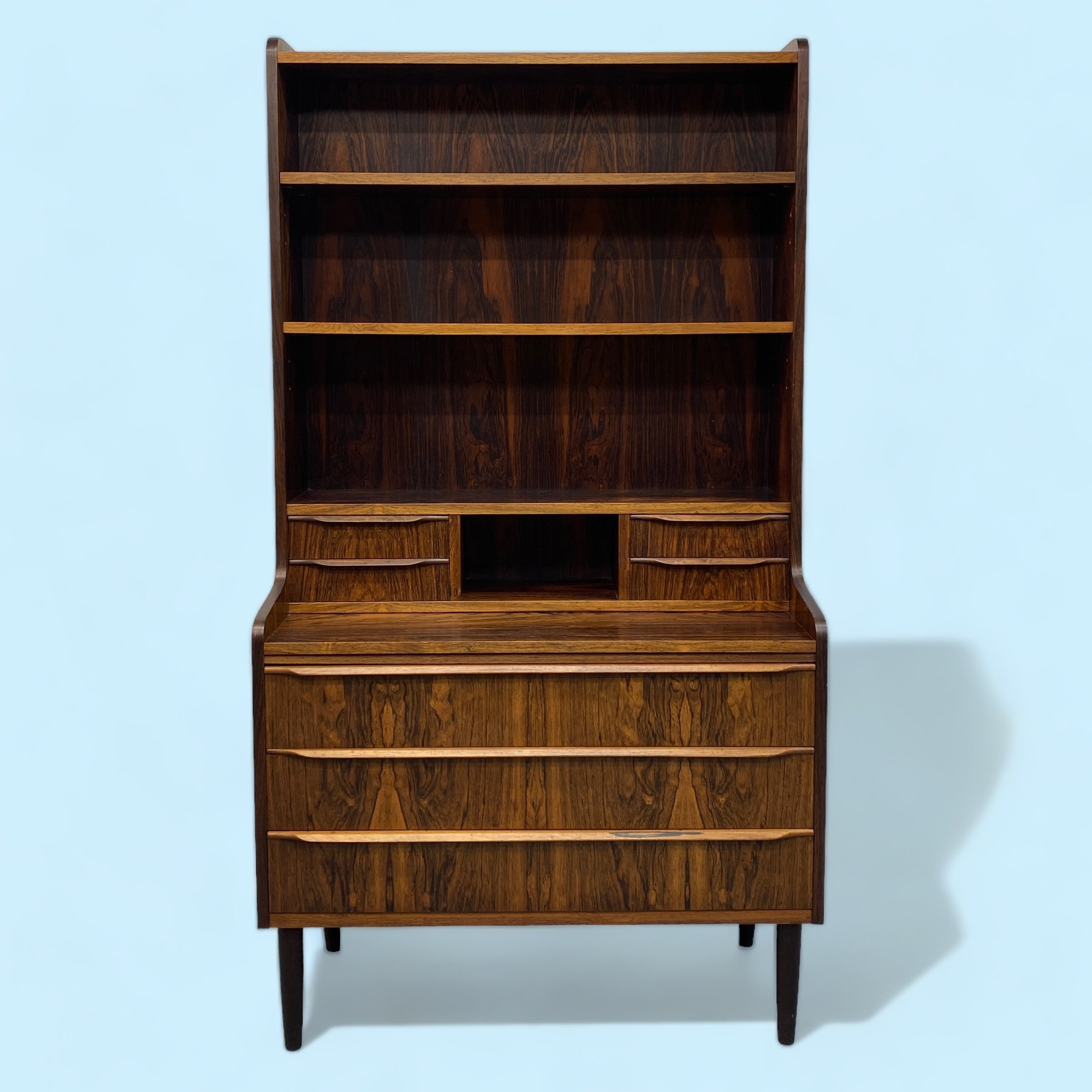 Midcentury Rosewood Wall Unit Denmark 1960s