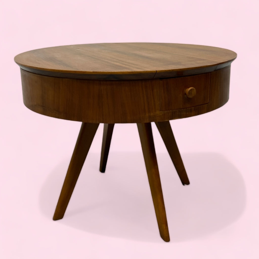 Midcentury Work Table Sewing Box Coffee Table