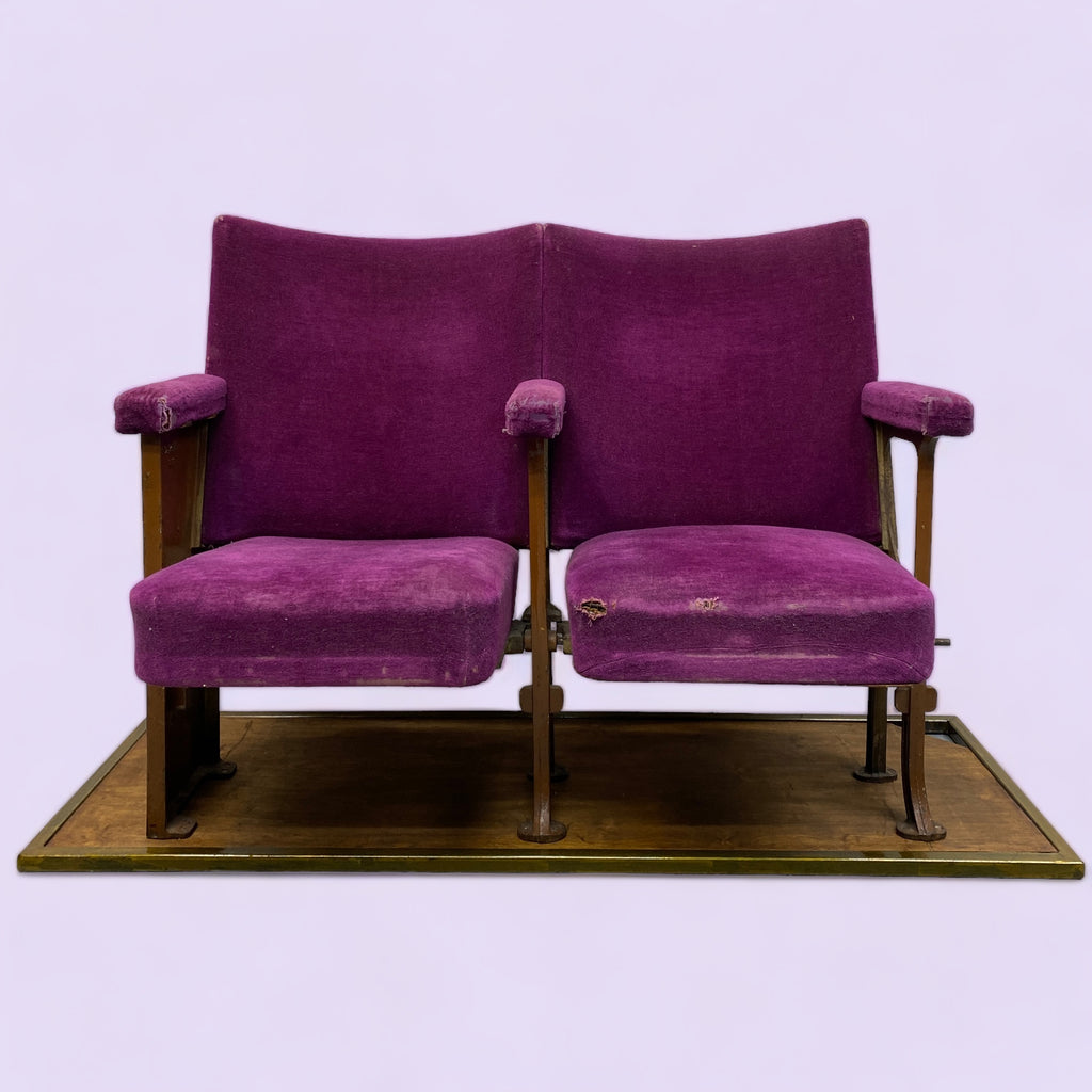 Vintage Cinema Seats Purple