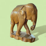 Load image into Gallery viewer, Elephant Sculpture Teak
