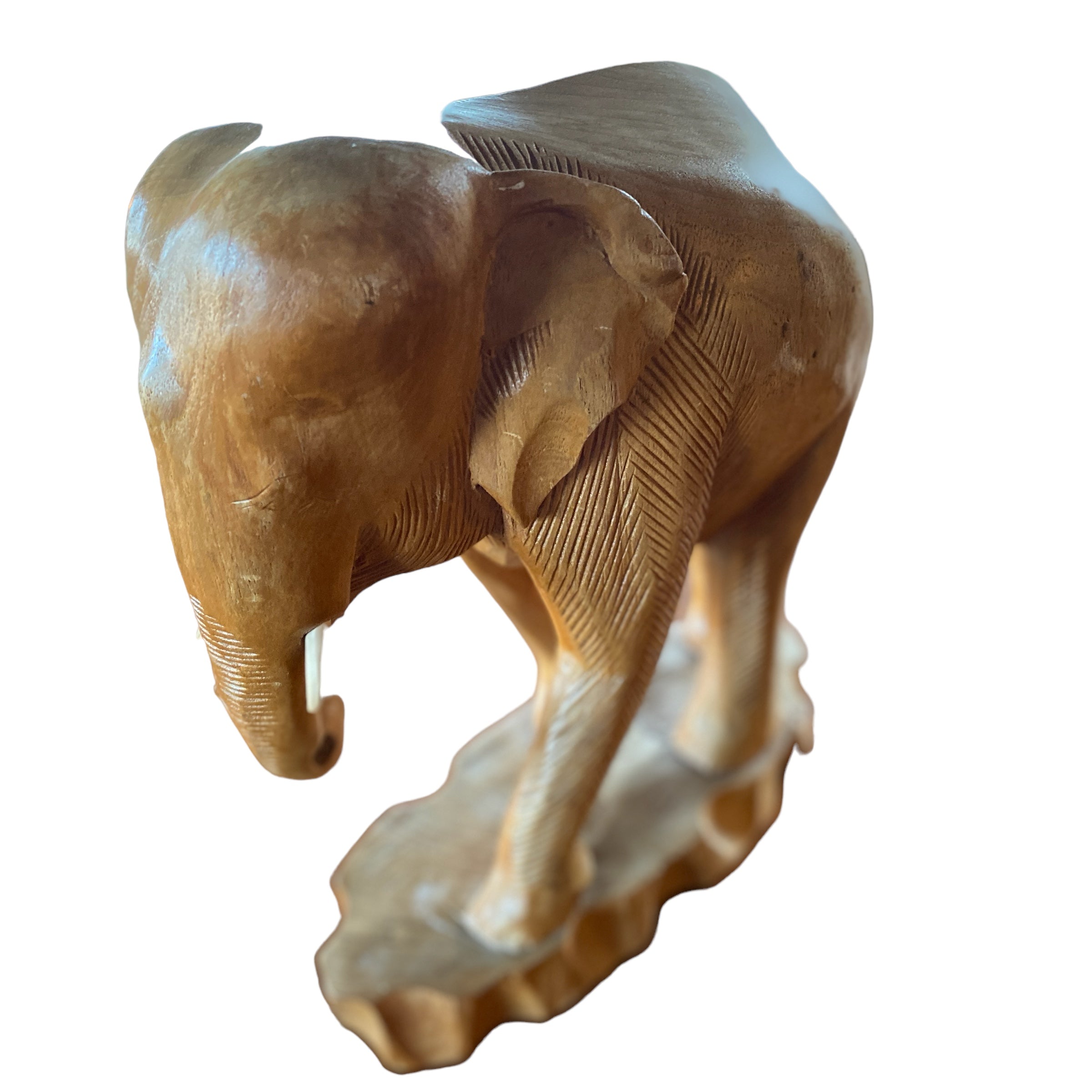 Ears Of Elephant Sculpture Teak
