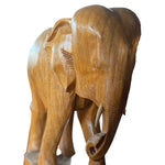 Load image into Gallery viewer, Tusks Of Elephant Sculpture Teak
