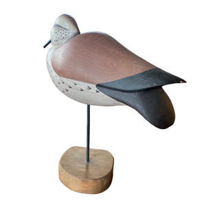 Bird Decoy Hand Painted Ornament
