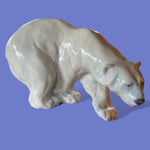 Load image into Gallery viewer, Polar Bear On The Prowl Royal Copenhagen figurine 1137
