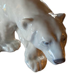 Load image into Gallery viewer, Head Of Polar Bear On The Prowl Royal Copenhagen figurine 1137
