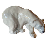 Load image into Gallery viewer, Full Figure Polar Bear On The Prowl Royal Copenhagen figurine 1137
