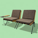 Load image into Gallery viewer, Pair Robin Day Hille Chevron Chairs circa 1959

