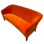 Load image into Gallery viewer, Seat Of Danish Velvet Sofa Orange
