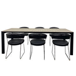 Load image into Gallery viewer, Italian Calligaris Duca Ceramic Table And Calligaris Dining Chairs

