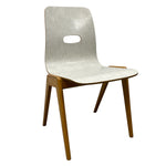 Load image into Gallery viewer, Grey White Hille Stacking Chair
