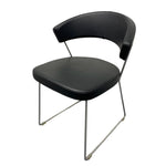 Load image into Gallery viewer, Calligaris New York Dining Chairs Black Leather
