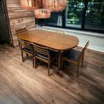 Load image into Gallery viewer, Room Set Danish Dining Table Midcentury Extendable Oval
