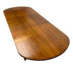 Load image into Gallery viewer, Teak Grain Danish Dining Table Midcentury Extendable Oval
