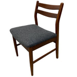 Load image into Gallery viewer, Grey Wool Dining Chairs
