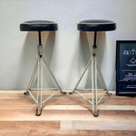 Load image into Gallery viewer, Room Set Pair 1950s Adjustable Stools
