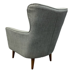 Back Of Contemporary Lounge Chair Teal