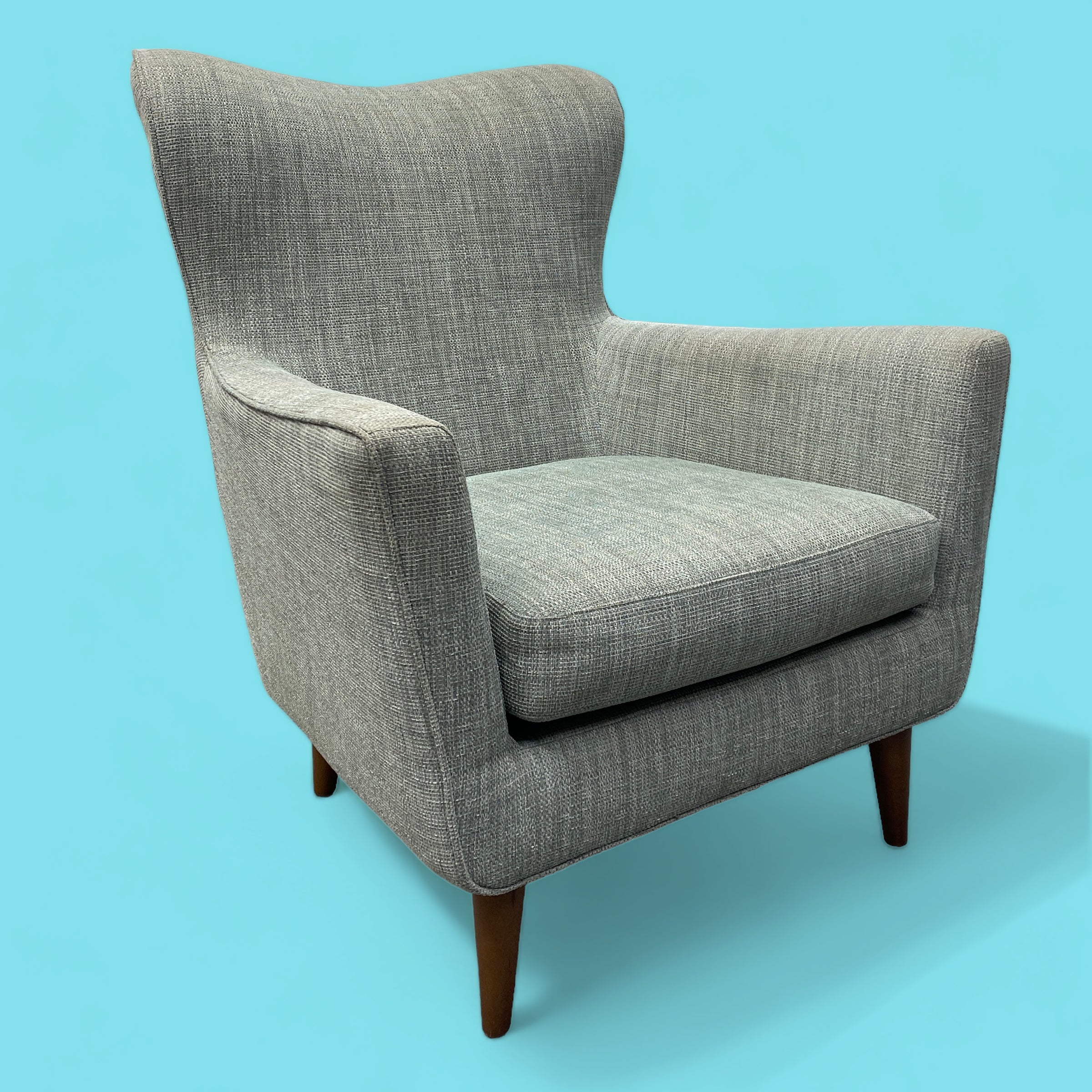Contemporary Lounge Chair Teal