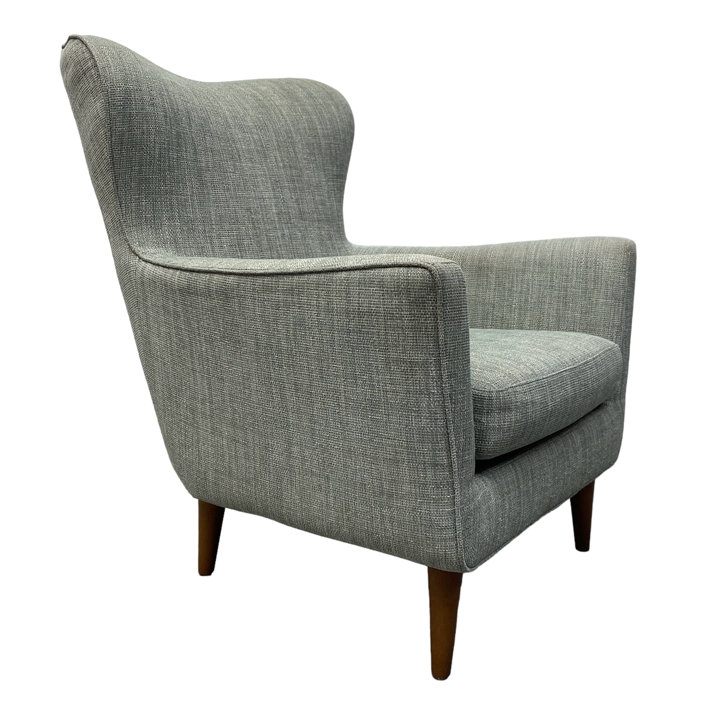 Side Contemporary Lounge Chair Teal