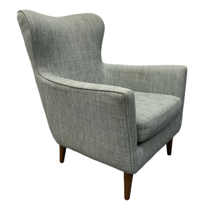 Teal Cream Green Contemporary Lounge Chair Teal