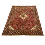 Load image into Gallery viewer, Vintage Rug Pink Orange Beige Wool
